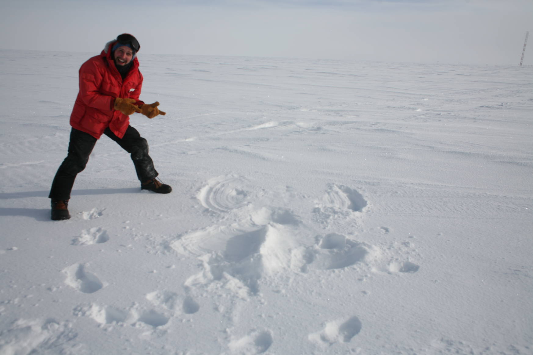 Great place for a snow angel.