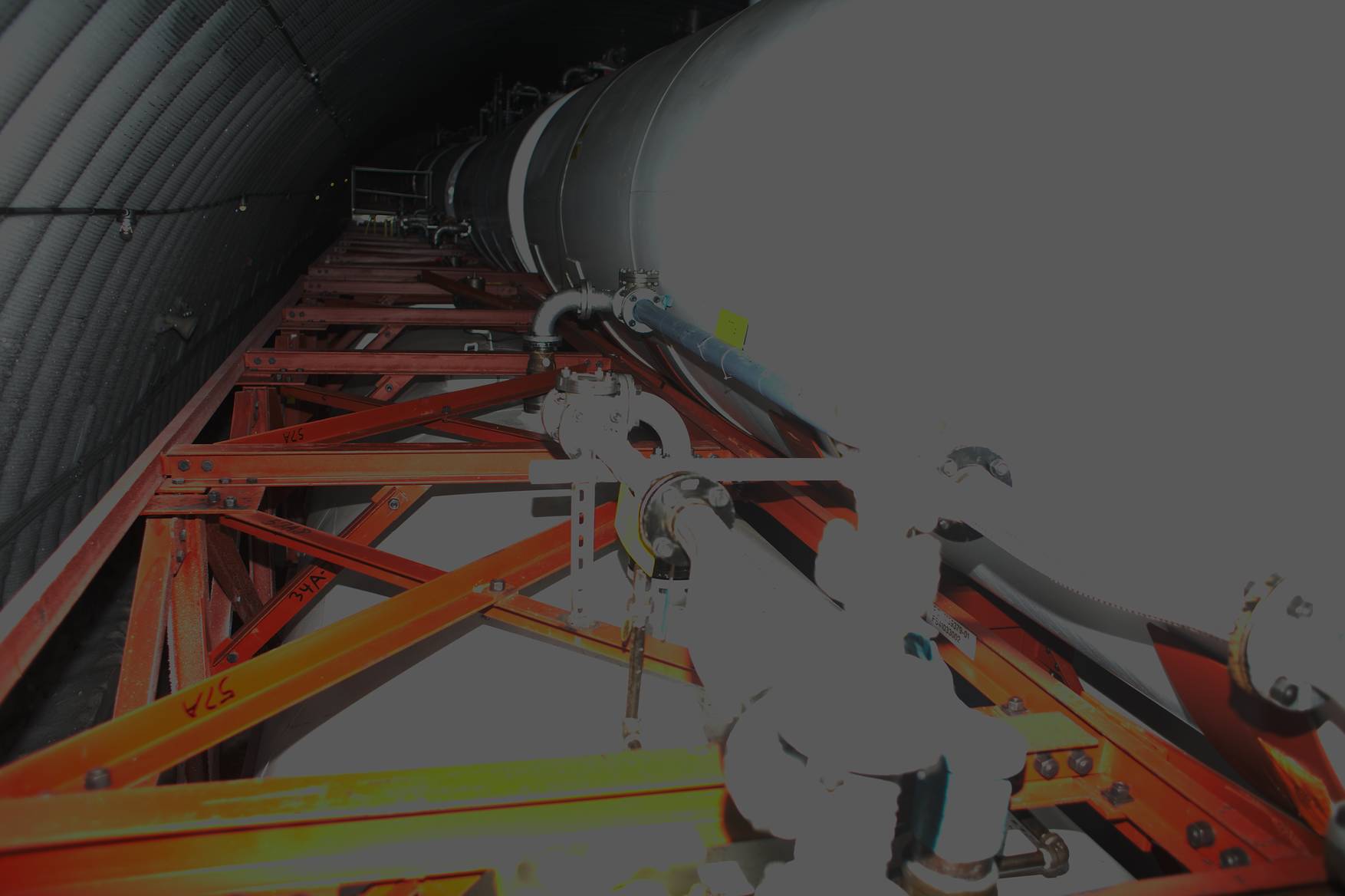 Underground fuel tanks. 