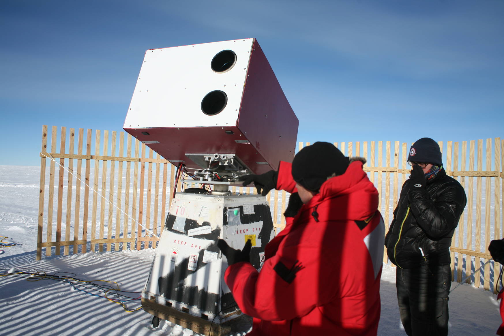 The solar telescope.