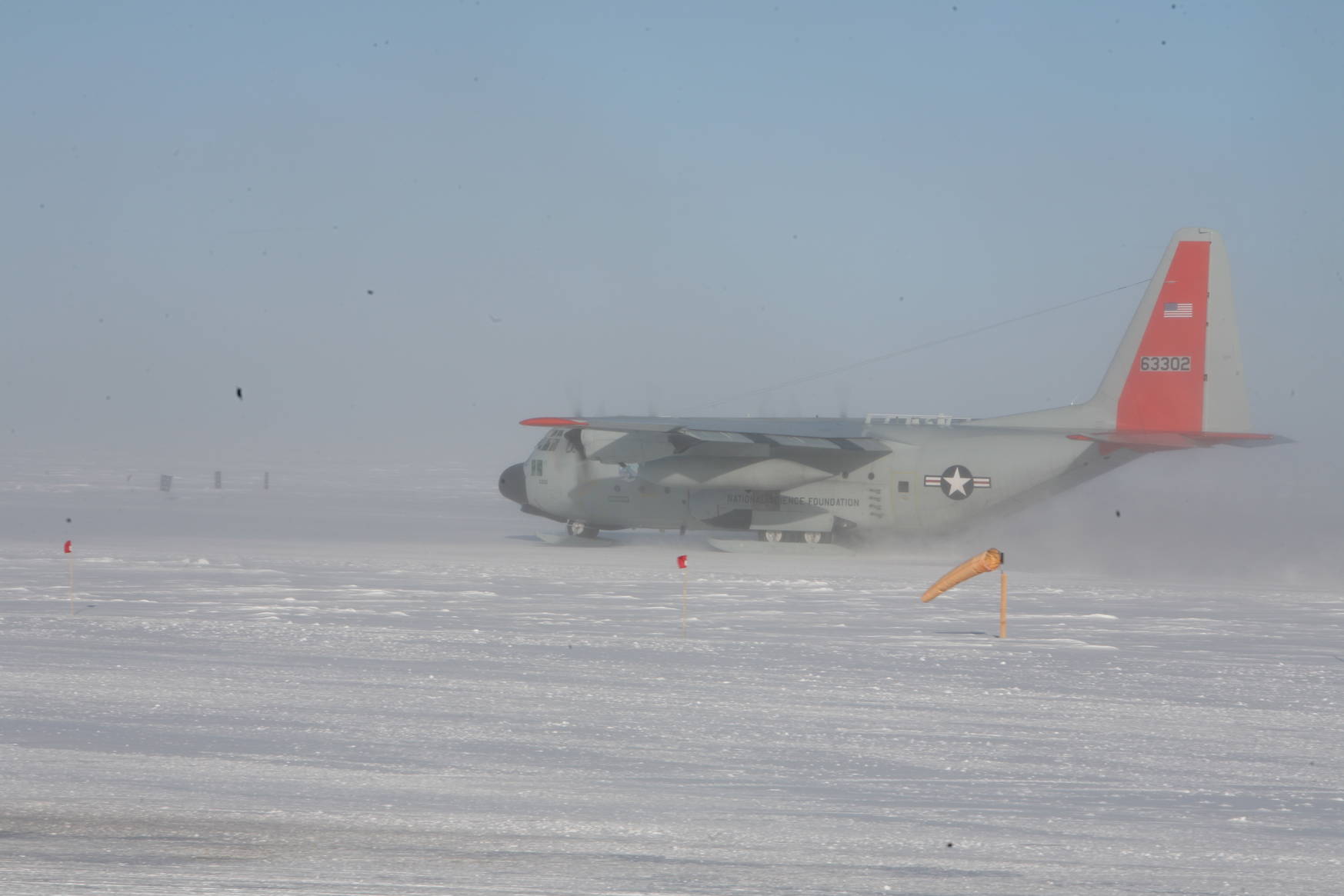 Our last aircraft - ready for take off.
