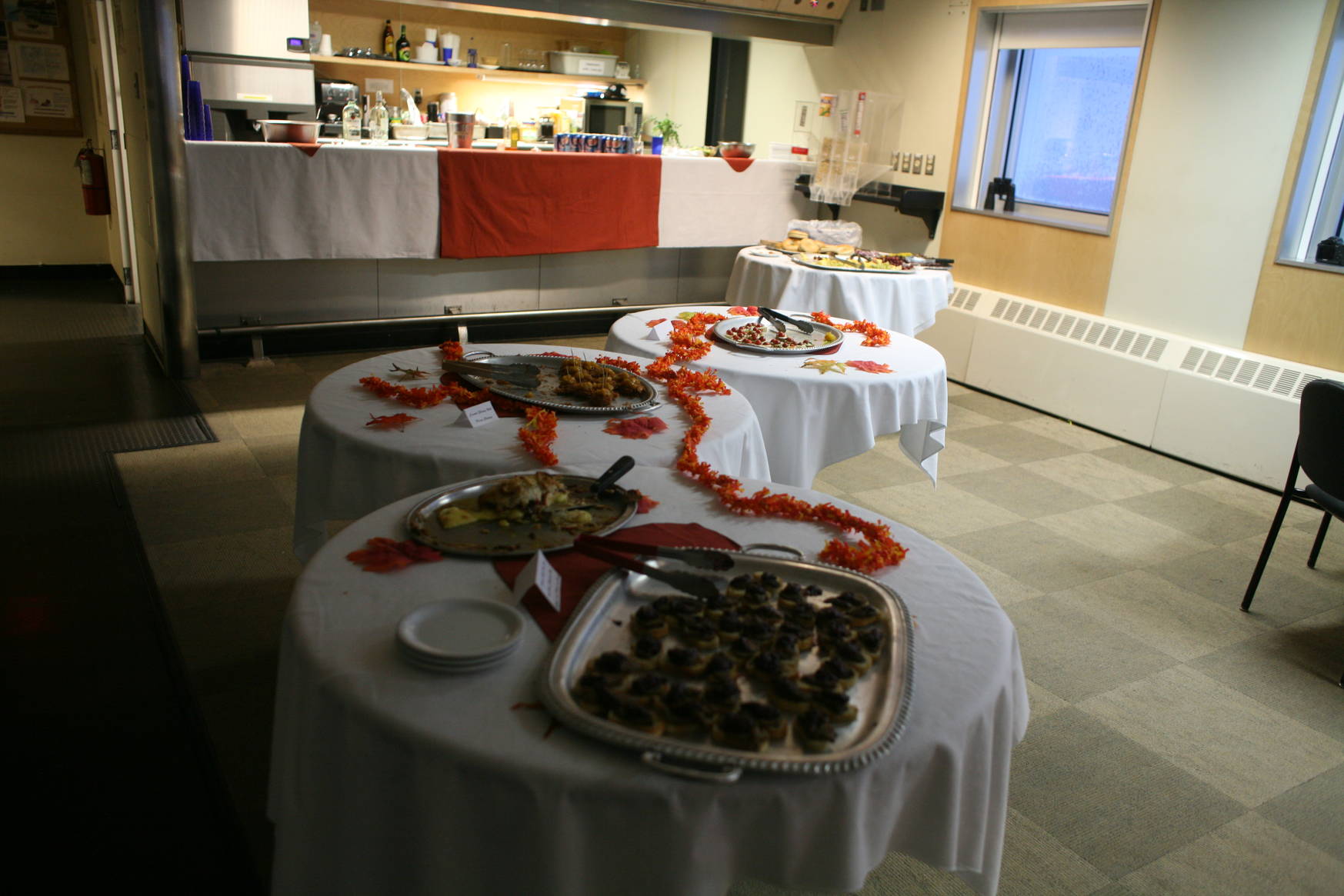 Appetizers before dinner.