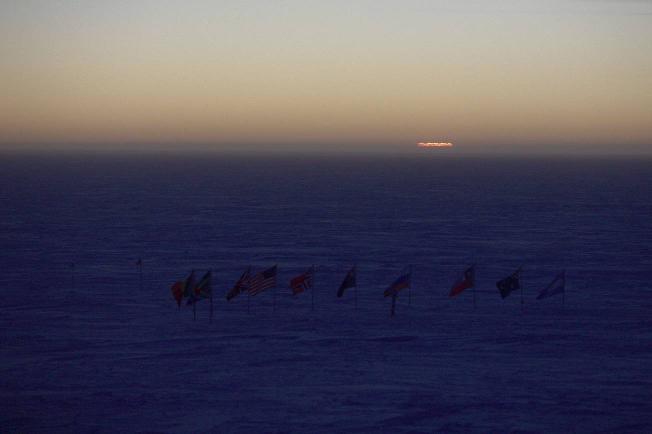 The atmosphere changed and brought us a very last glimpse of sunlight, Monday evening.